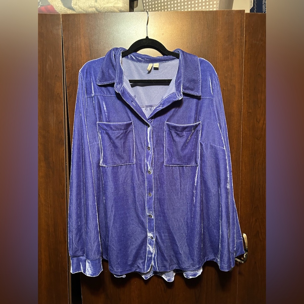Cato Shimmering Purple Top